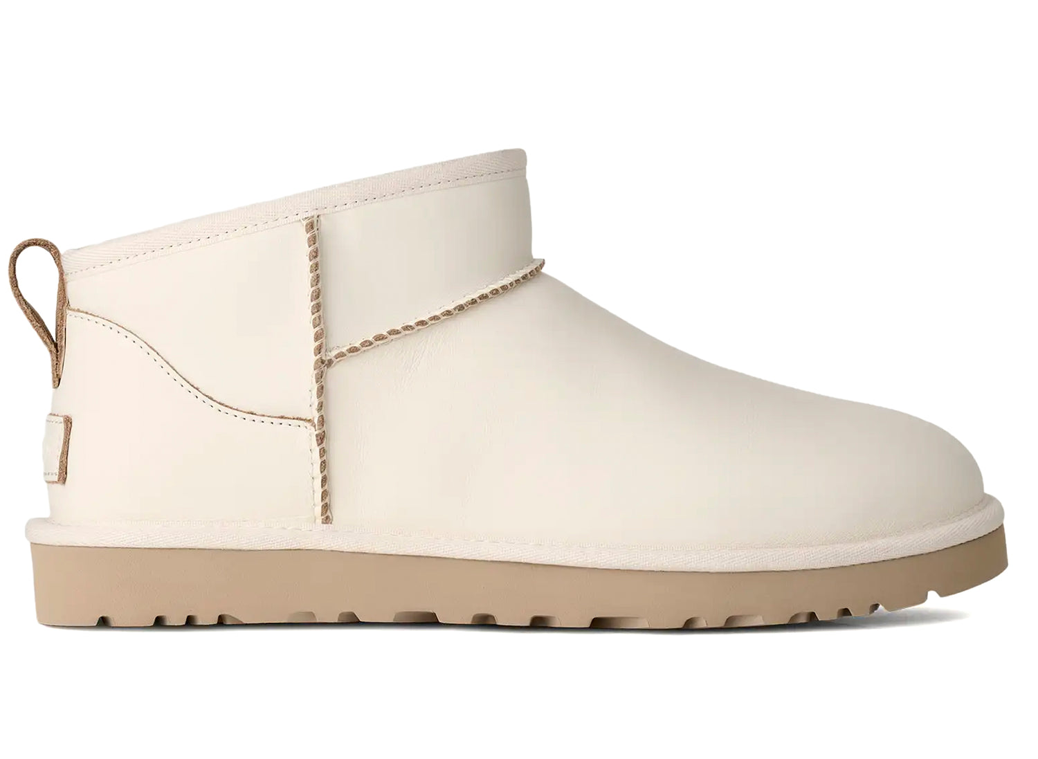 Ugg Classic Ultra Mini Contrast in Jasmine / White Pepper