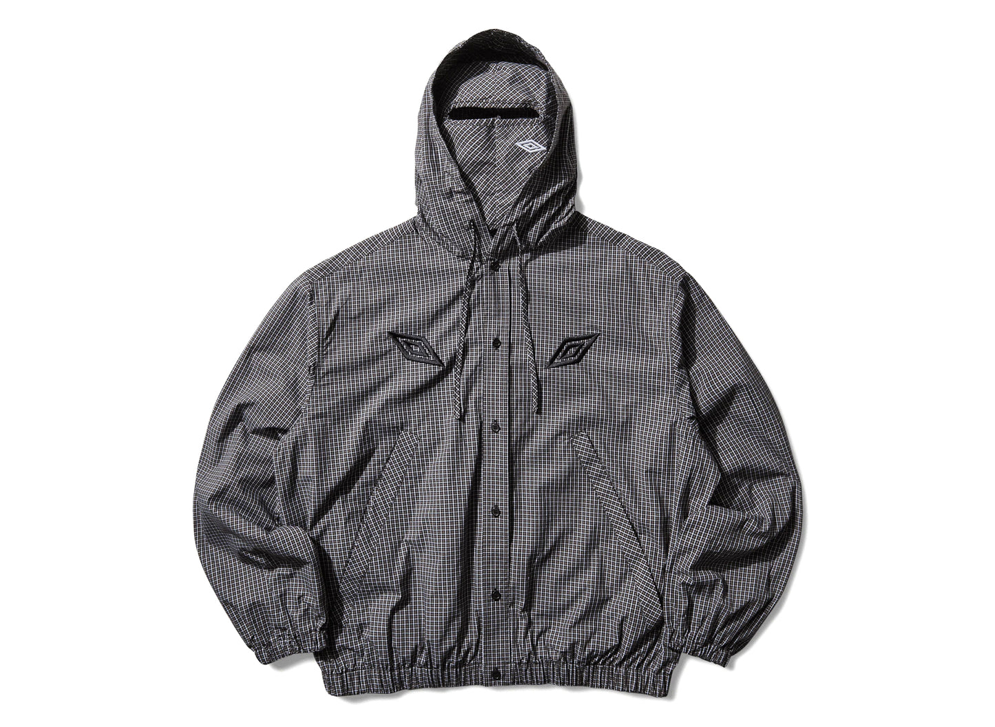 Umbro Gingham Masked Shirt in Coffee Brown