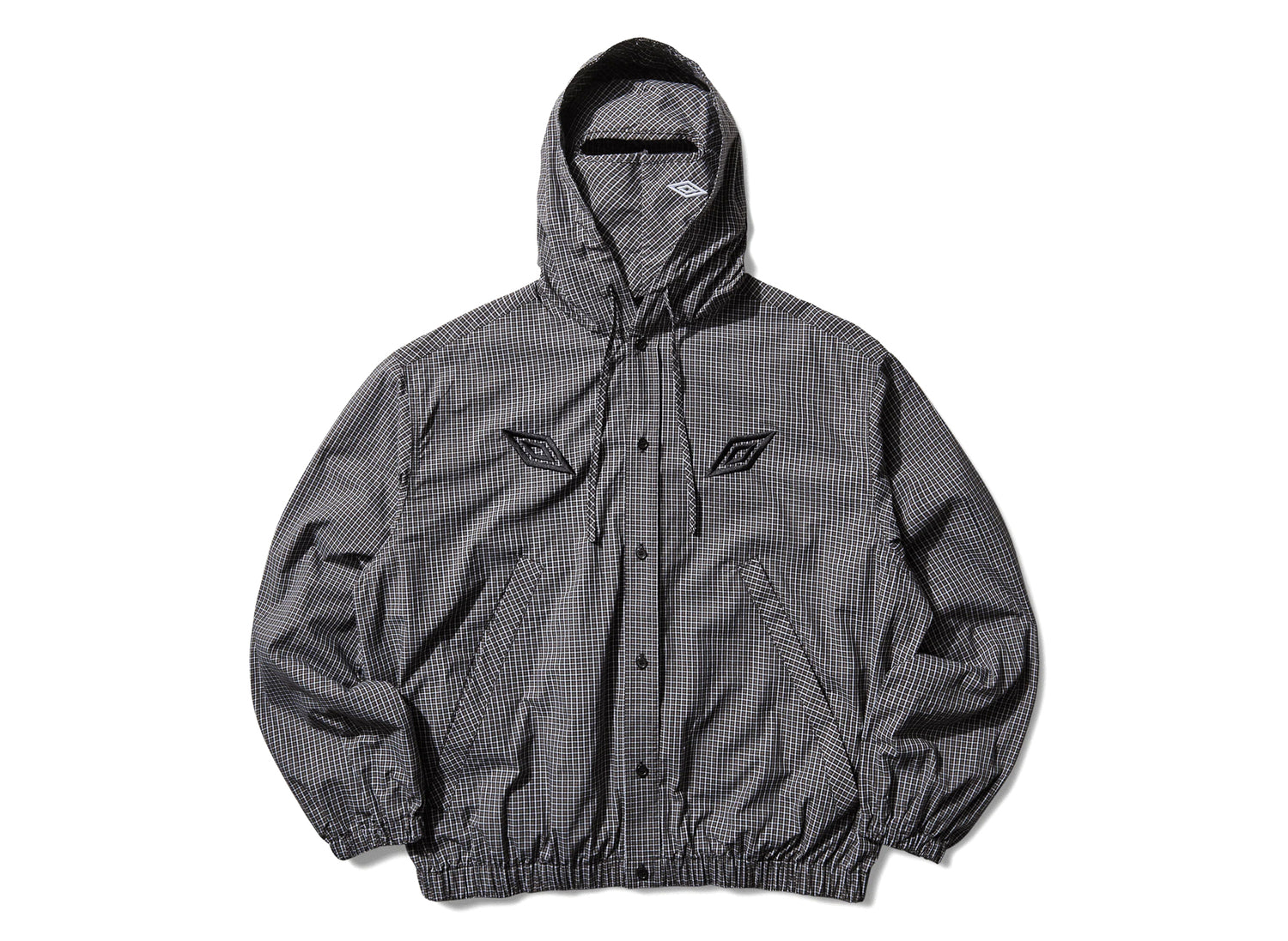 Umbro Gingham Masked Shirt in Coffee Brown