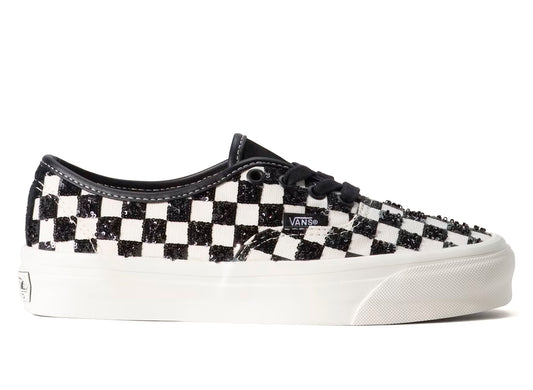 Vans Authentic 44 LX Beaded Checkerboard in Black/White