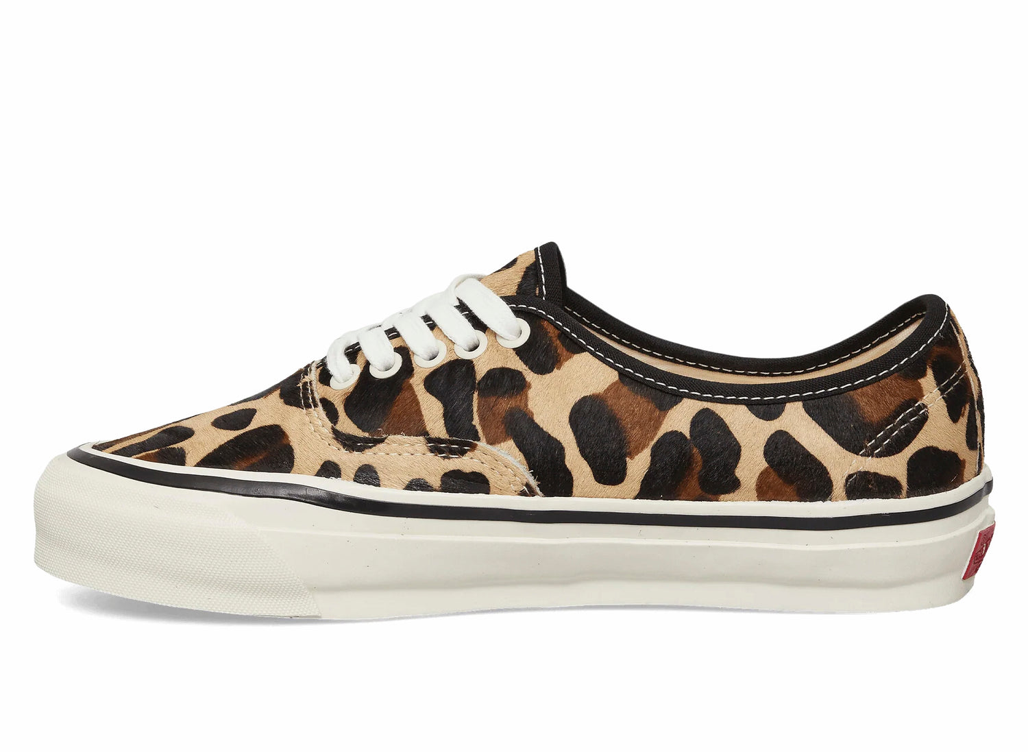 Vans LX Authentic 44 Pony Hair in Marshmallow / Leopard Orange