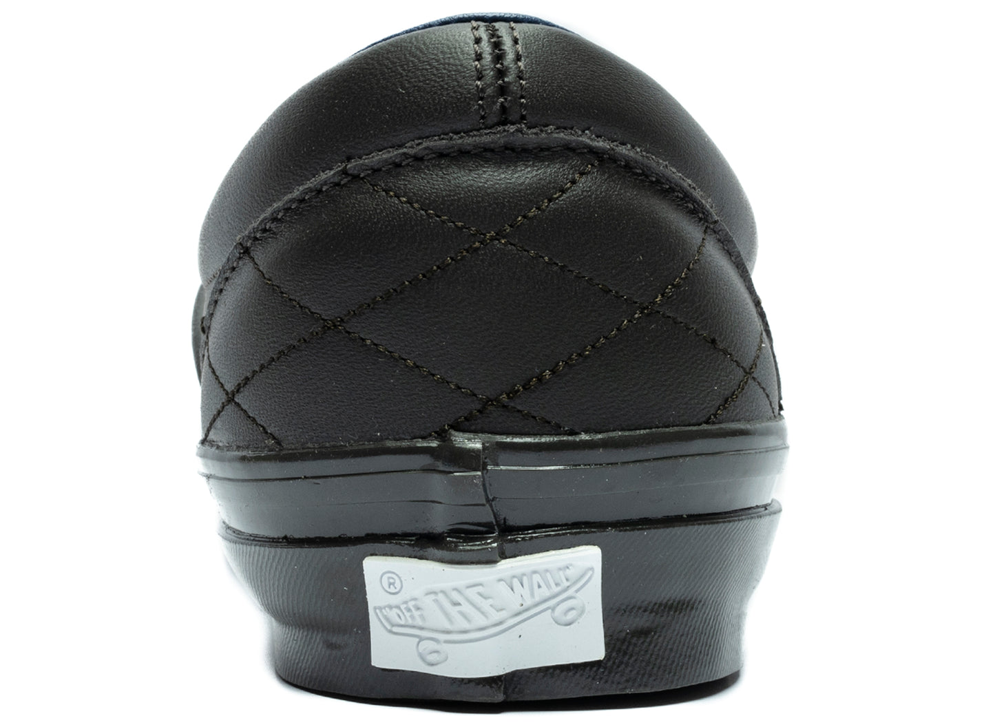 Vans LX Classic Slip-On 98 Quilted Leather in Black — view 2