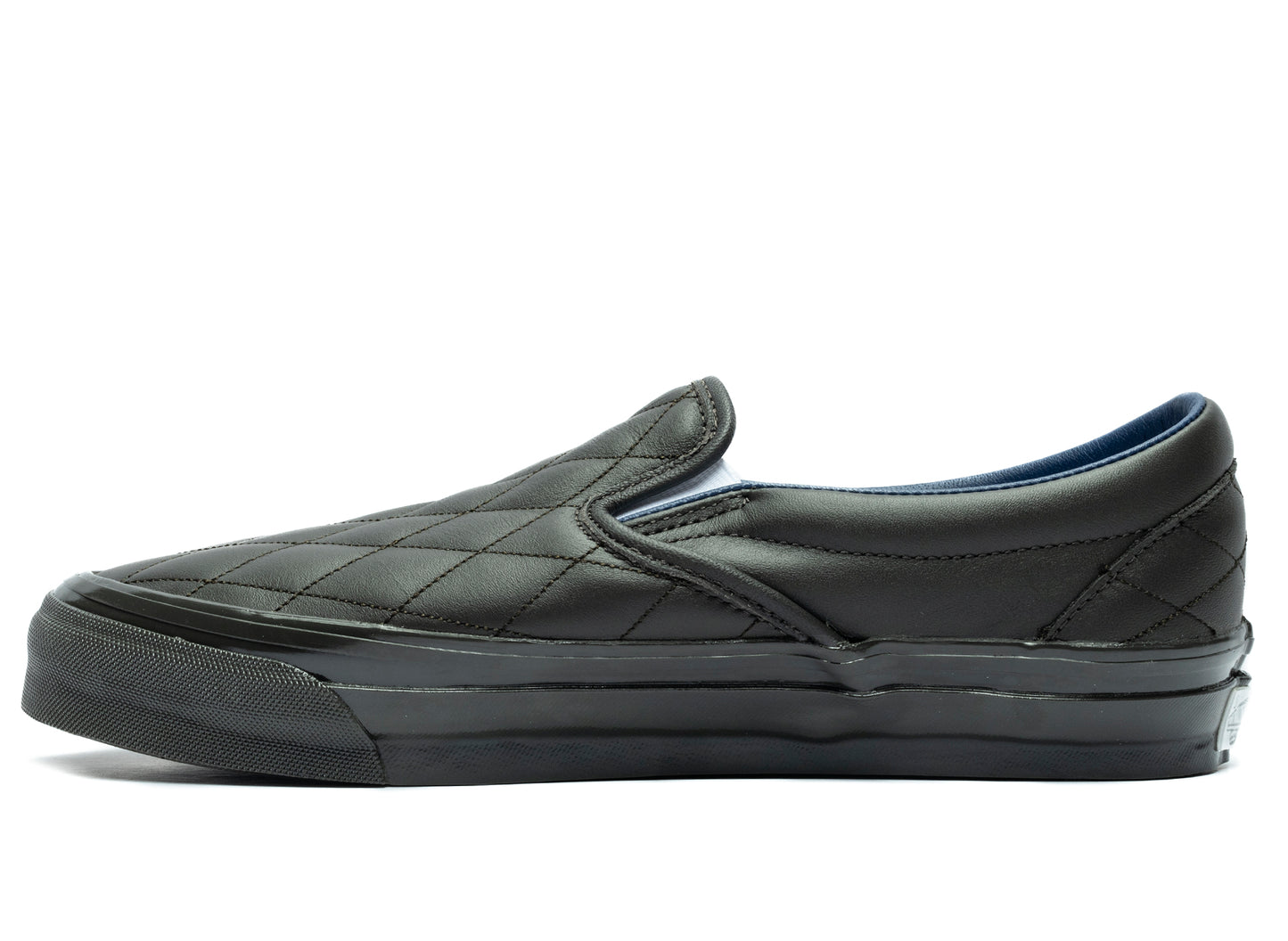 Vans LX Classic Slip-On 98 Quilted Leather in Black — view 3