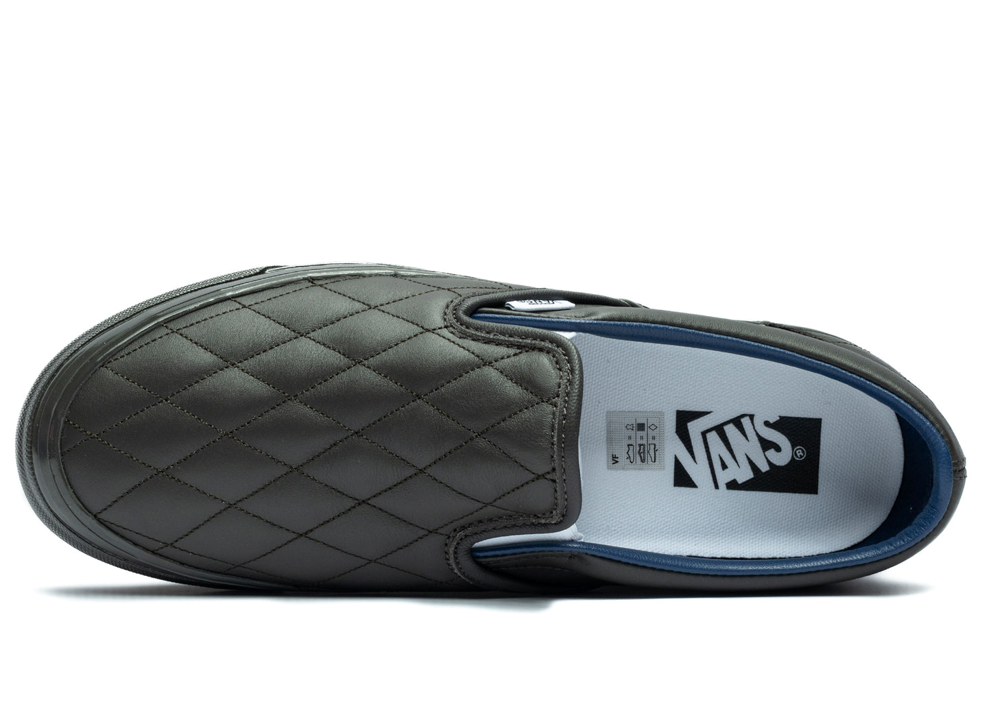 Vans LX Classic Slip-On 98 Quilted Leather in Black — view 4
