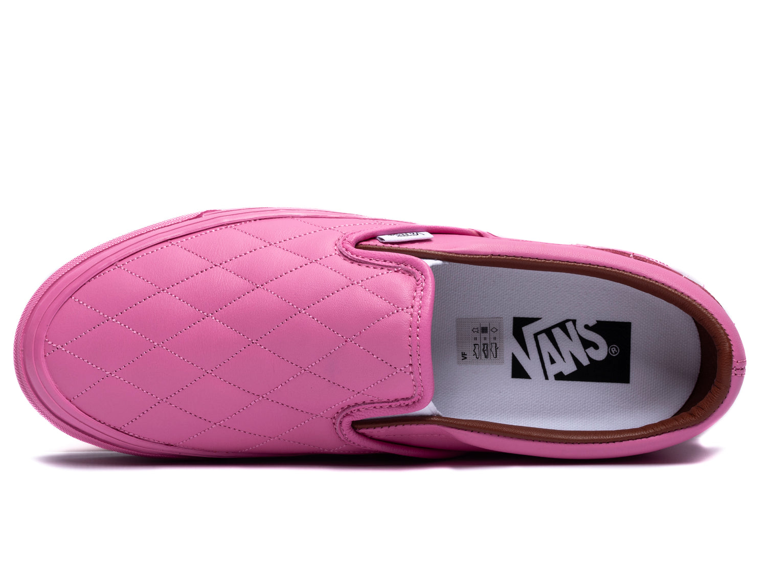 Vans LX Classic Slip-On 98 Quilted Leather in Pink — view 4