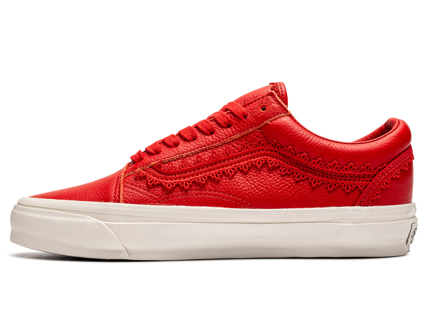 Vans LX Old Skool Chou Chou in Racing Red — view 3