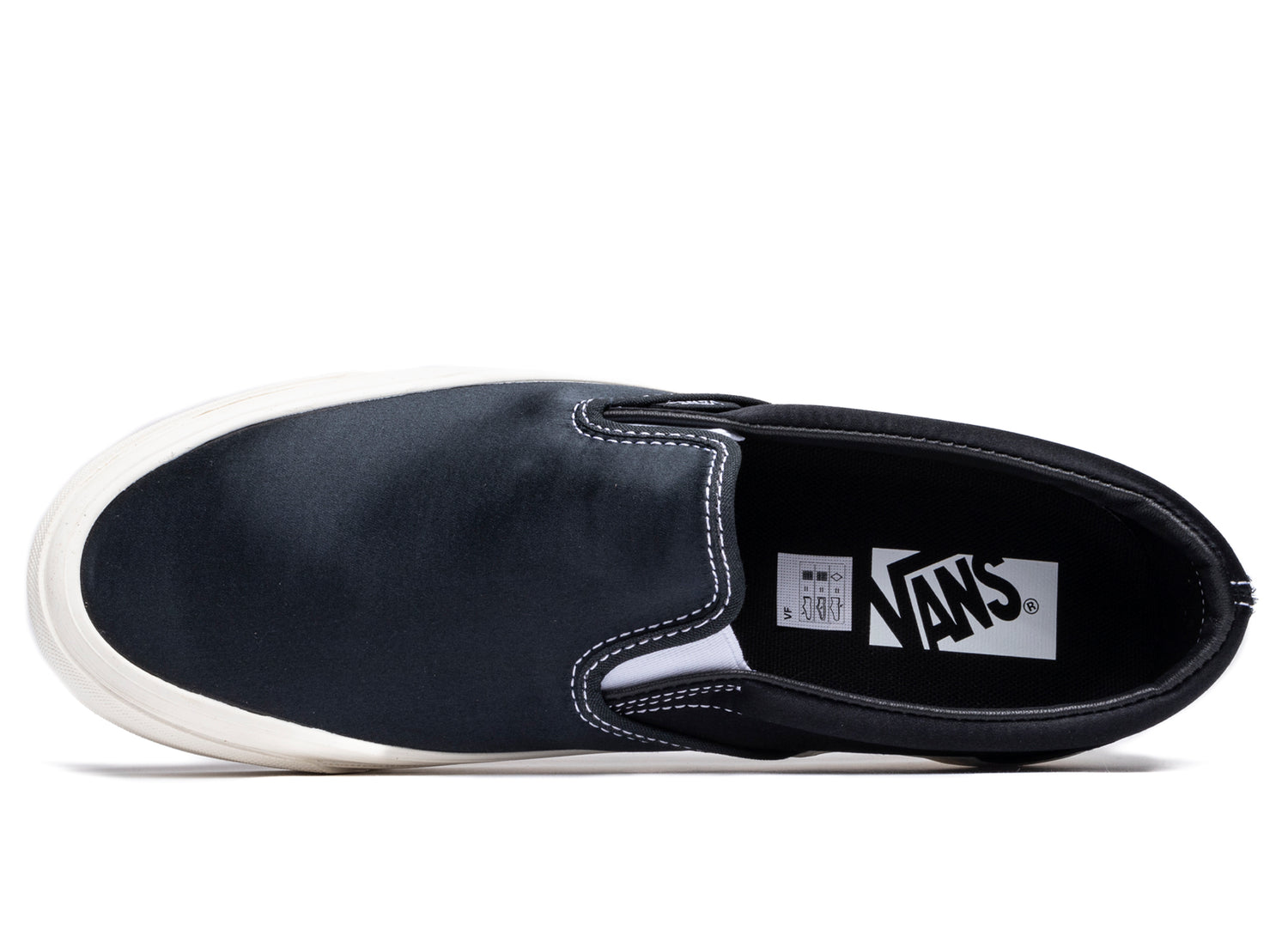 バンズ VANS SLIP-ON 98 LX 28,5cm Satin Jet Vans Slip-On Reissue 98 Satin Jet Set | Oneness Boutique