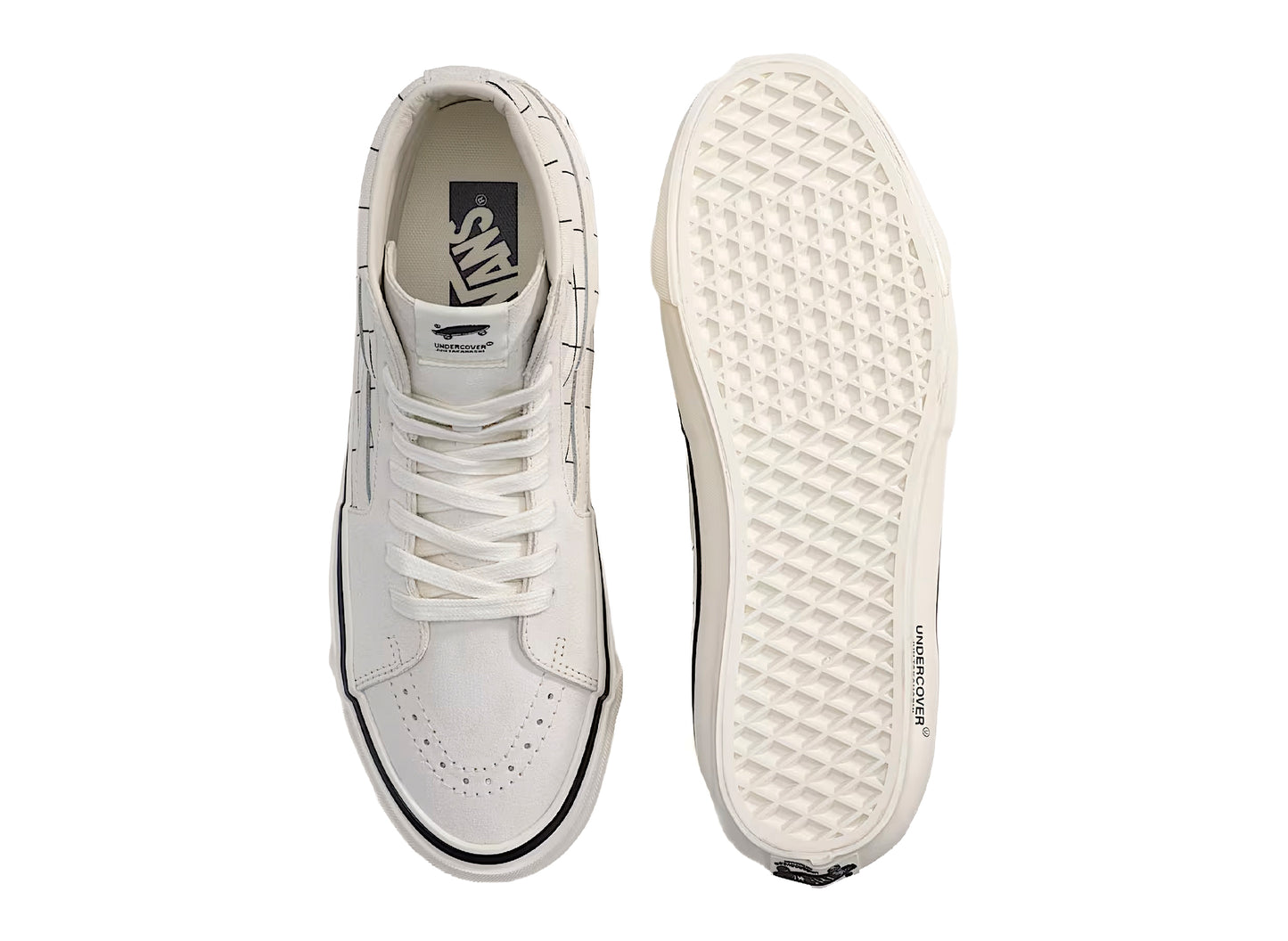 Vans x OTW Undercover Sk8-Hi in Egret White — view 4