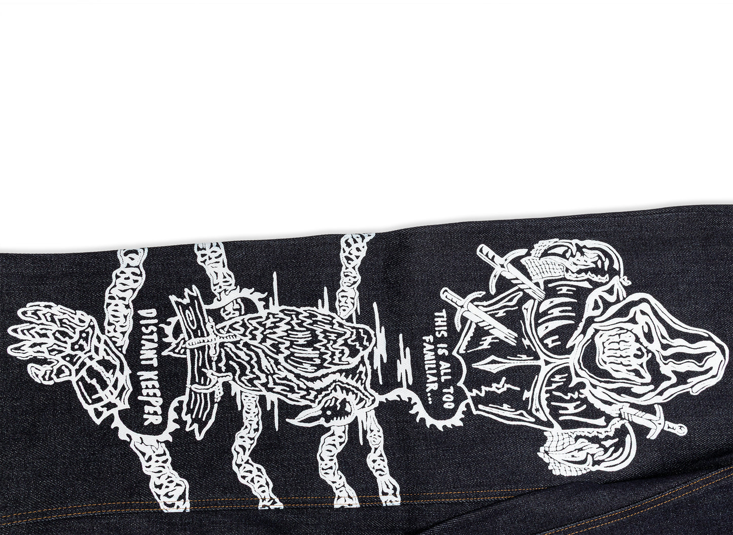 Warren Lotas Sabata 2.0 Denim Pants — view 6