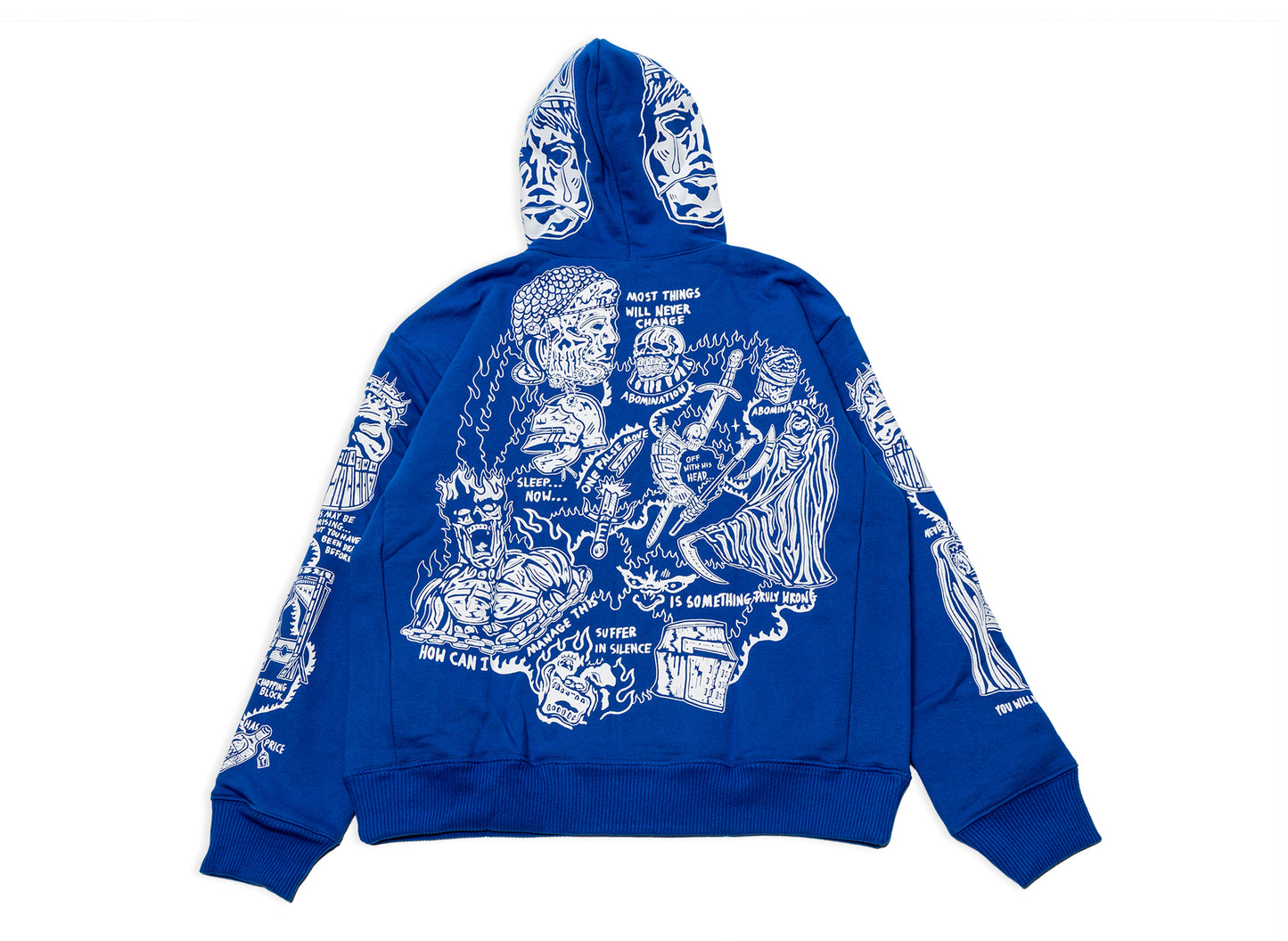 Warren Lotas Sabata Hoodie 2.0 Royal Blue — view 2