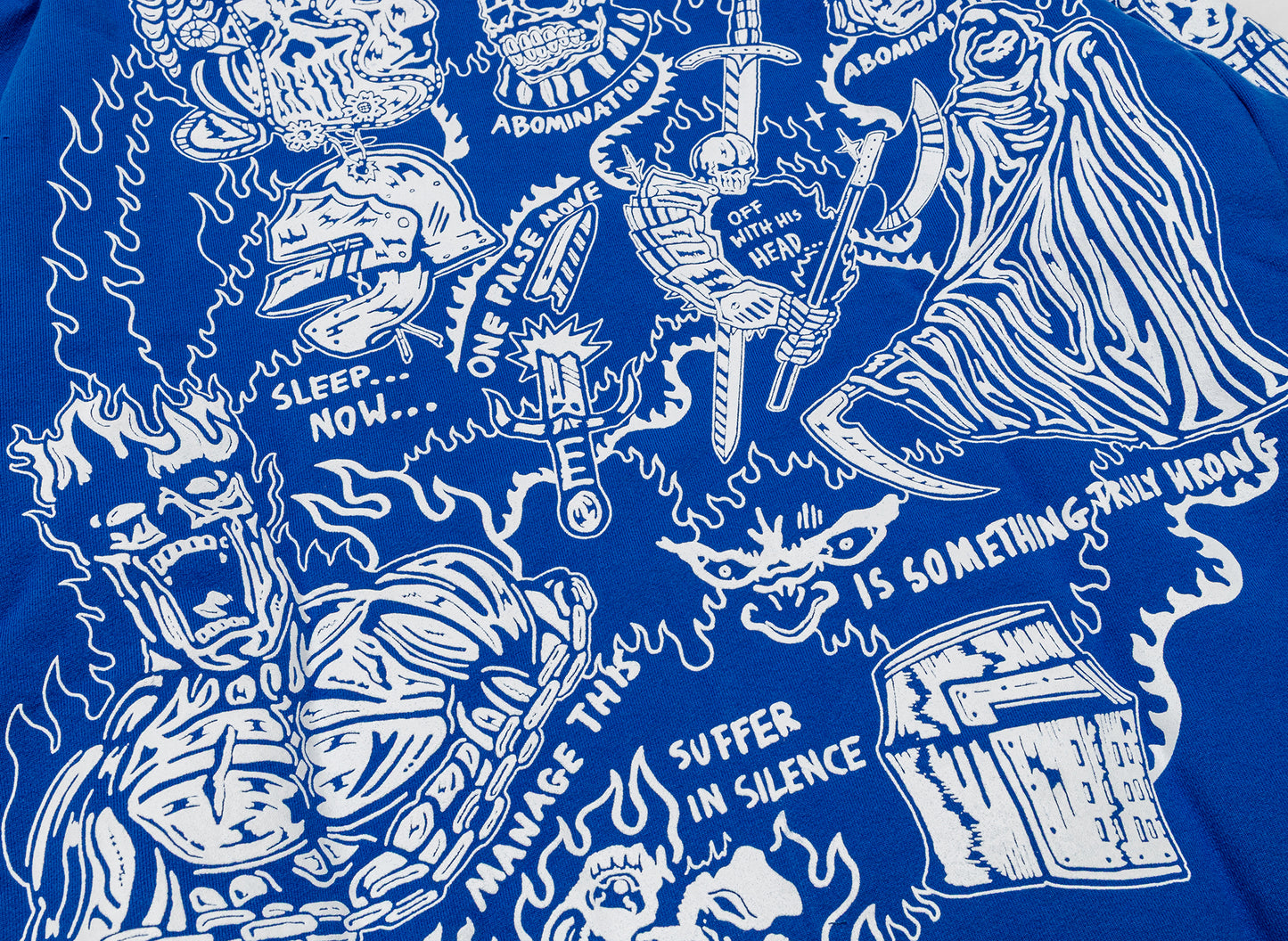 Warren Lotas Sabata Hoodie 2.0 Royal Blue — view 4