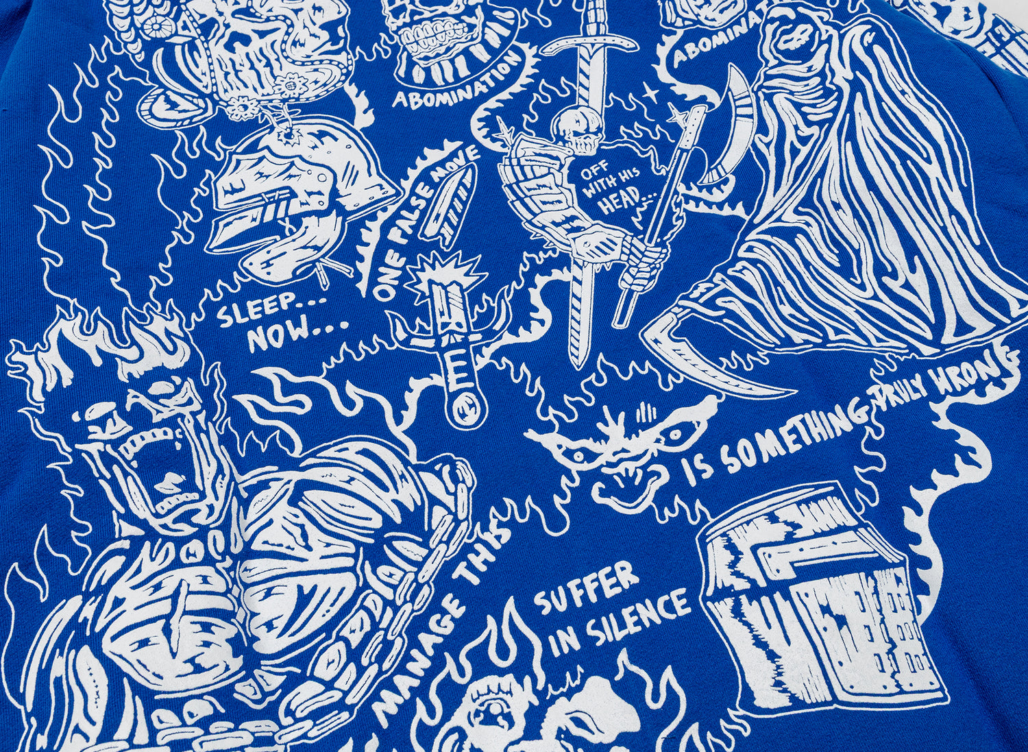 Warren Lotas Sabata Hoodie 2.0 Royal Blue — view 4