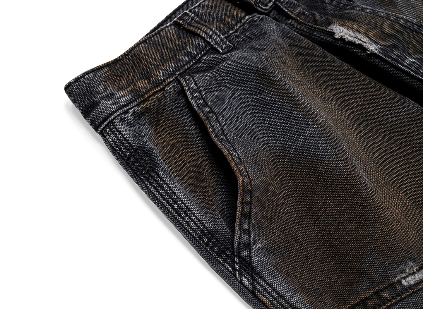 Warren Lotas Stained Biker Pants — view 7