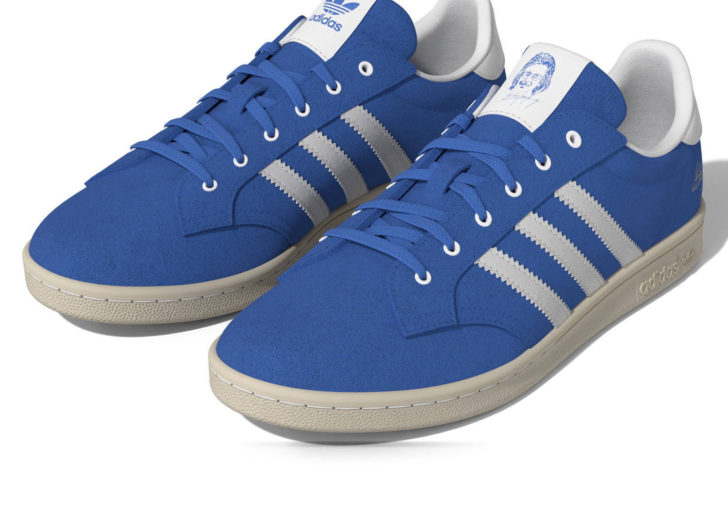 Women's Adidas Billie Jean King in Bright Royal / Chalk White - view 2