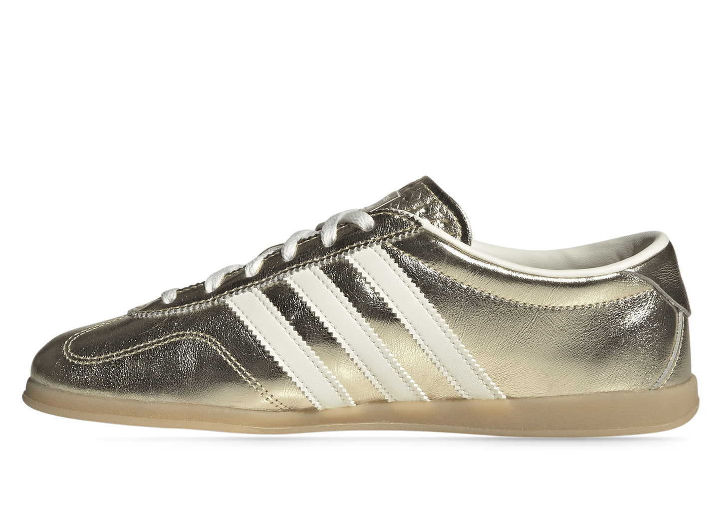 Women's Adidas Gazelle Lo Pro in Gold Metallic / Off White - view 2