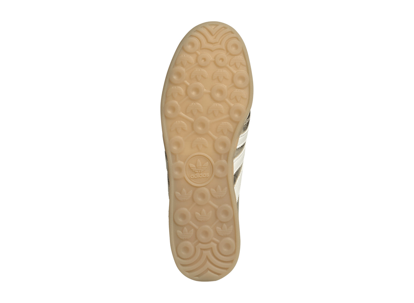 Women's Adidas Gazelle Lo Pro in Gold Metallic / Off White - view 6