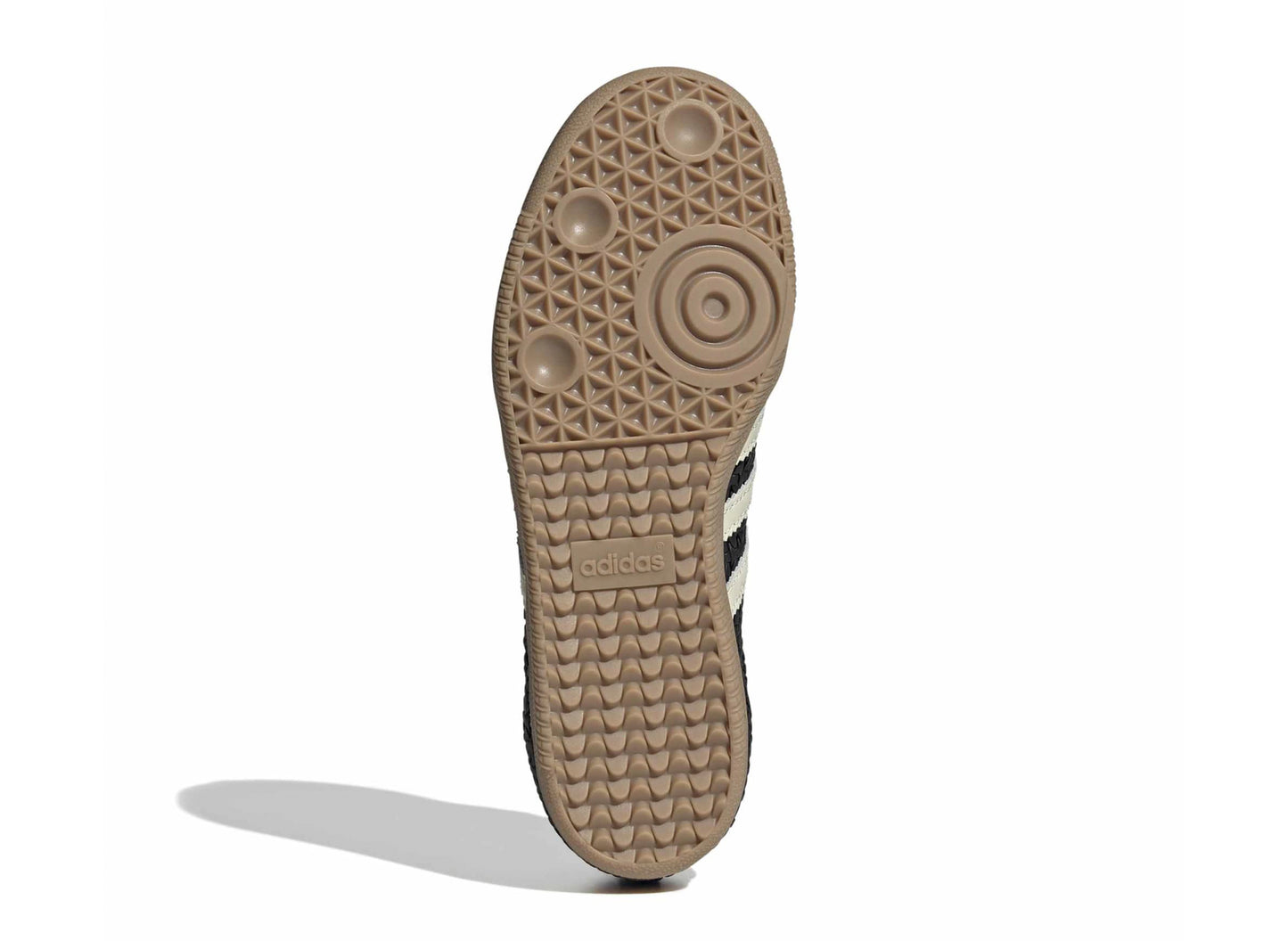 Women's Adidas Samba OG 'Basketweave' in Core Black / Cream White — view 5