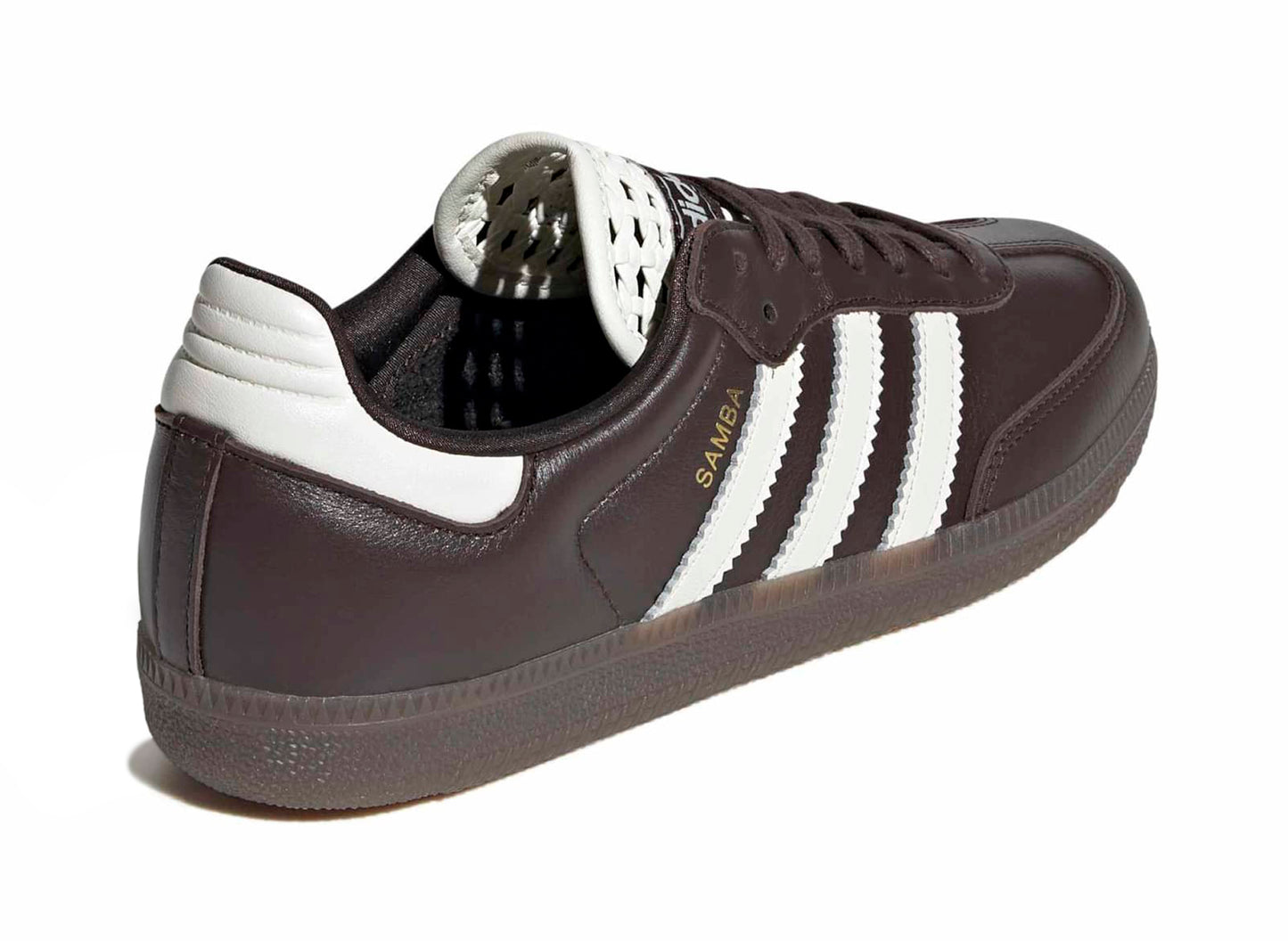 Women's Adidas Samba OG in Aurora Coffee / Off White — view 2