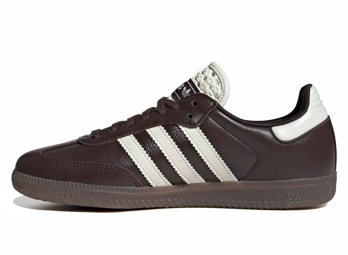 Women's Adidas Samba OG in Aurora Coffee / Off White — view 3