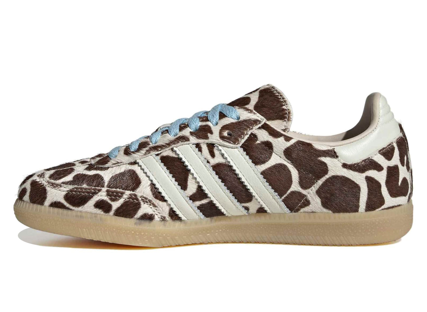 Women's Adidas Samba OG in Crystal Linen / Ivory — view 3