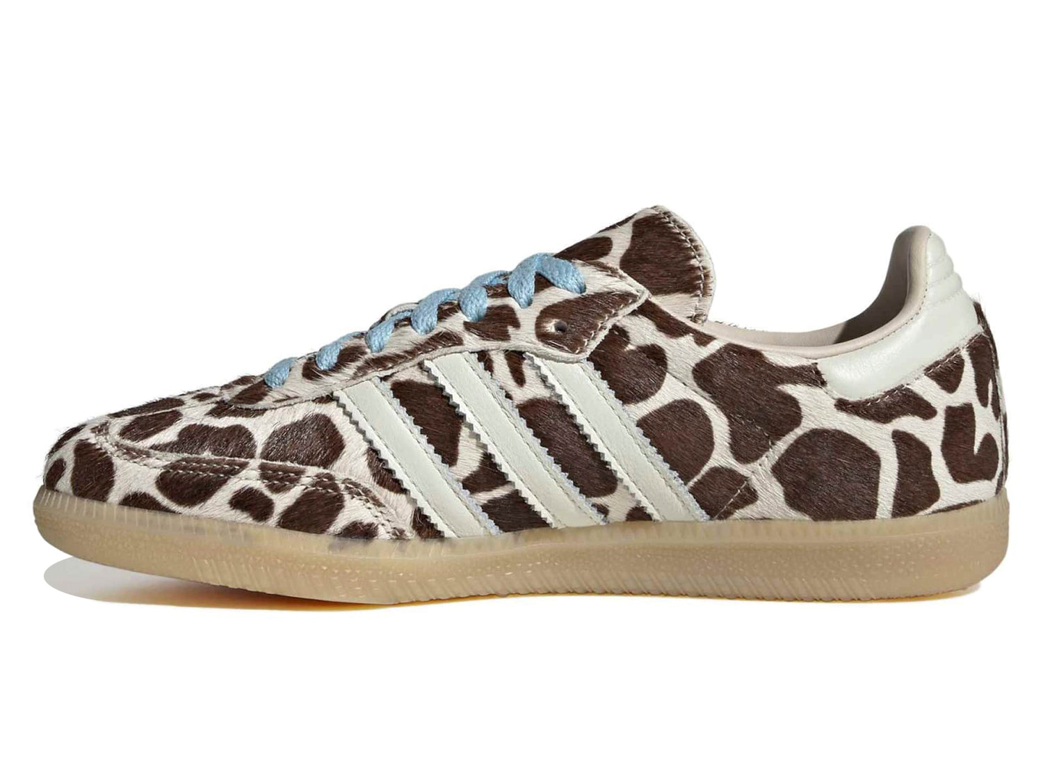 Women's Adidas Samba OG in Crystal Linen / Ivory — view 3