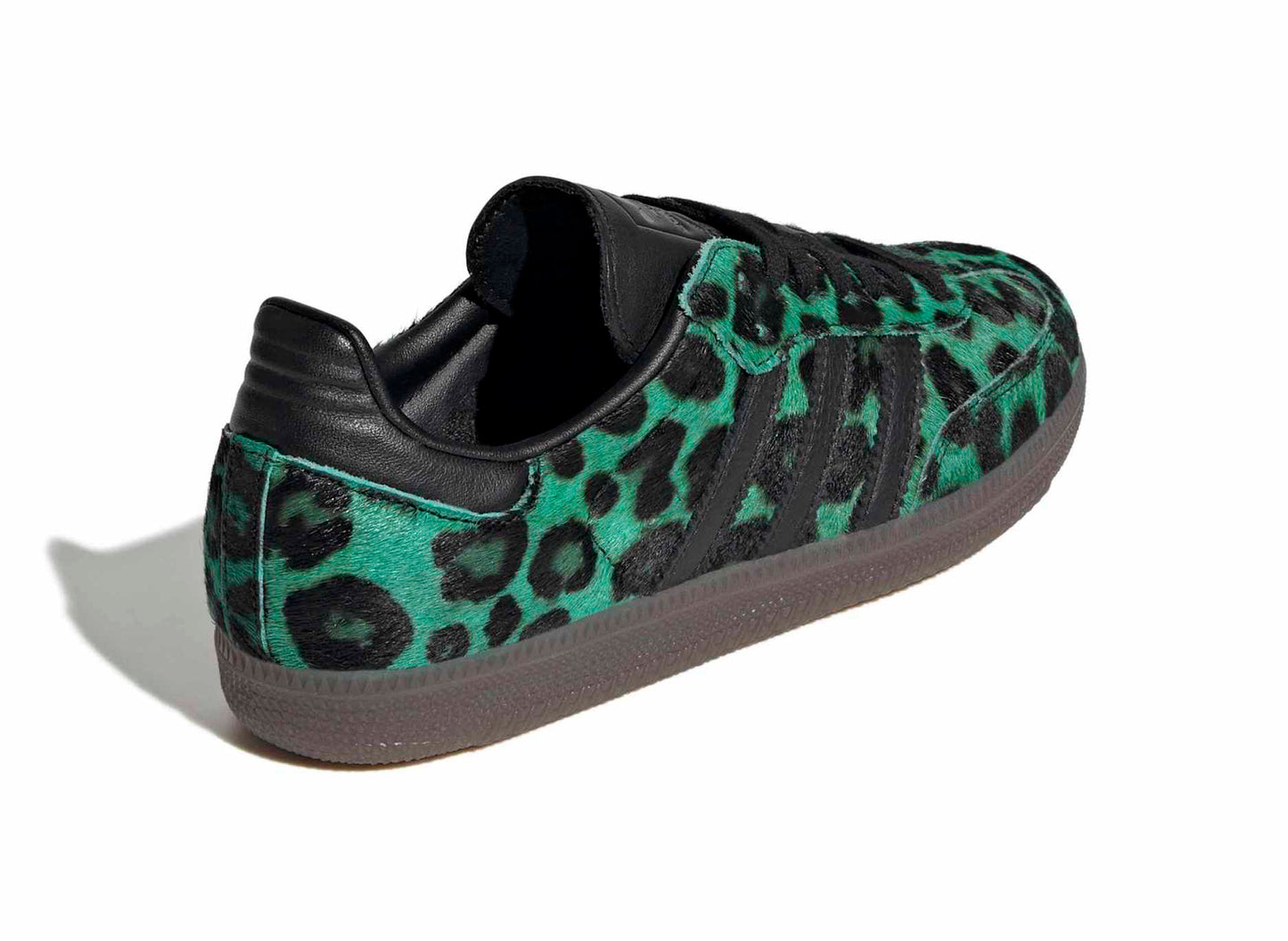 Women's Adidas Samba OG in Semi Scream Green / Core Black — view 2