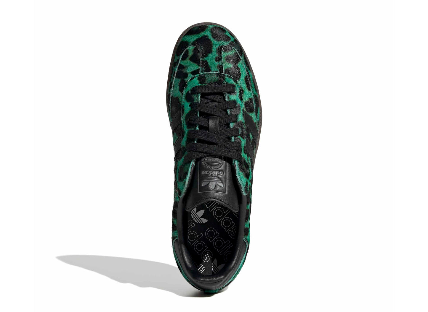 Women's Adidas Samba OG in Semi Scream Green / Core Black — view 4