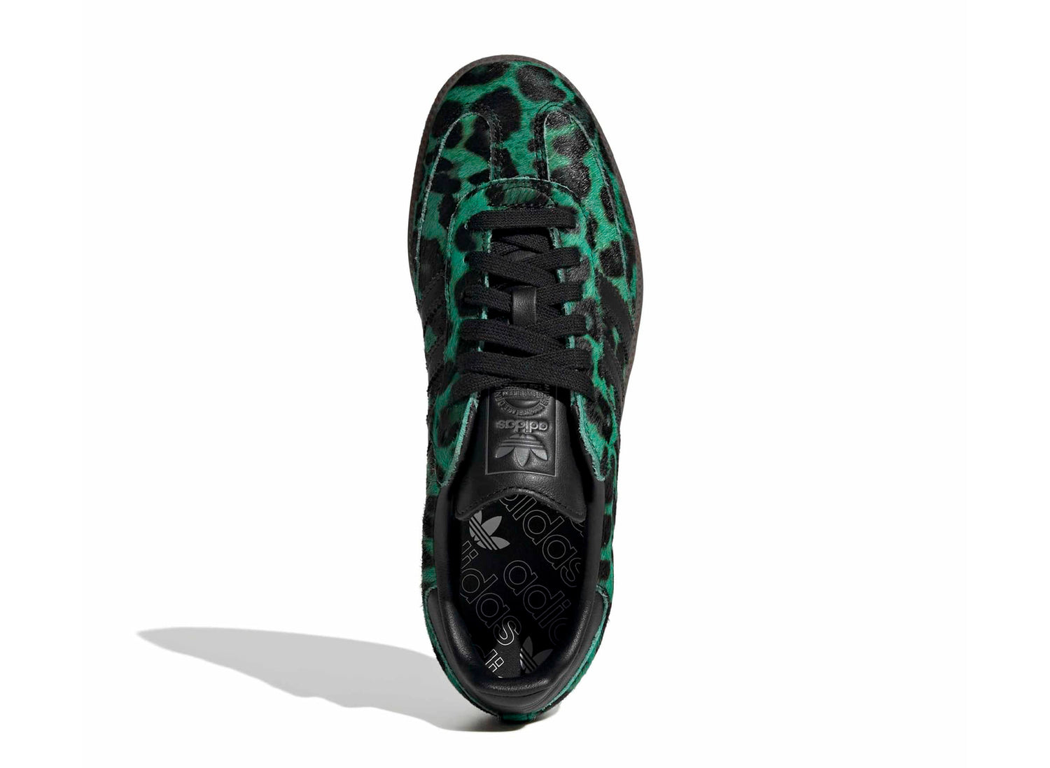 Women's Adidas Samba OG in Semi Scream Green / Core Black — view 4