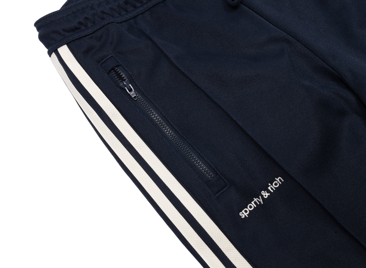 Women's Adidas Sporty & Rich Track Pants in Navy - view 2
