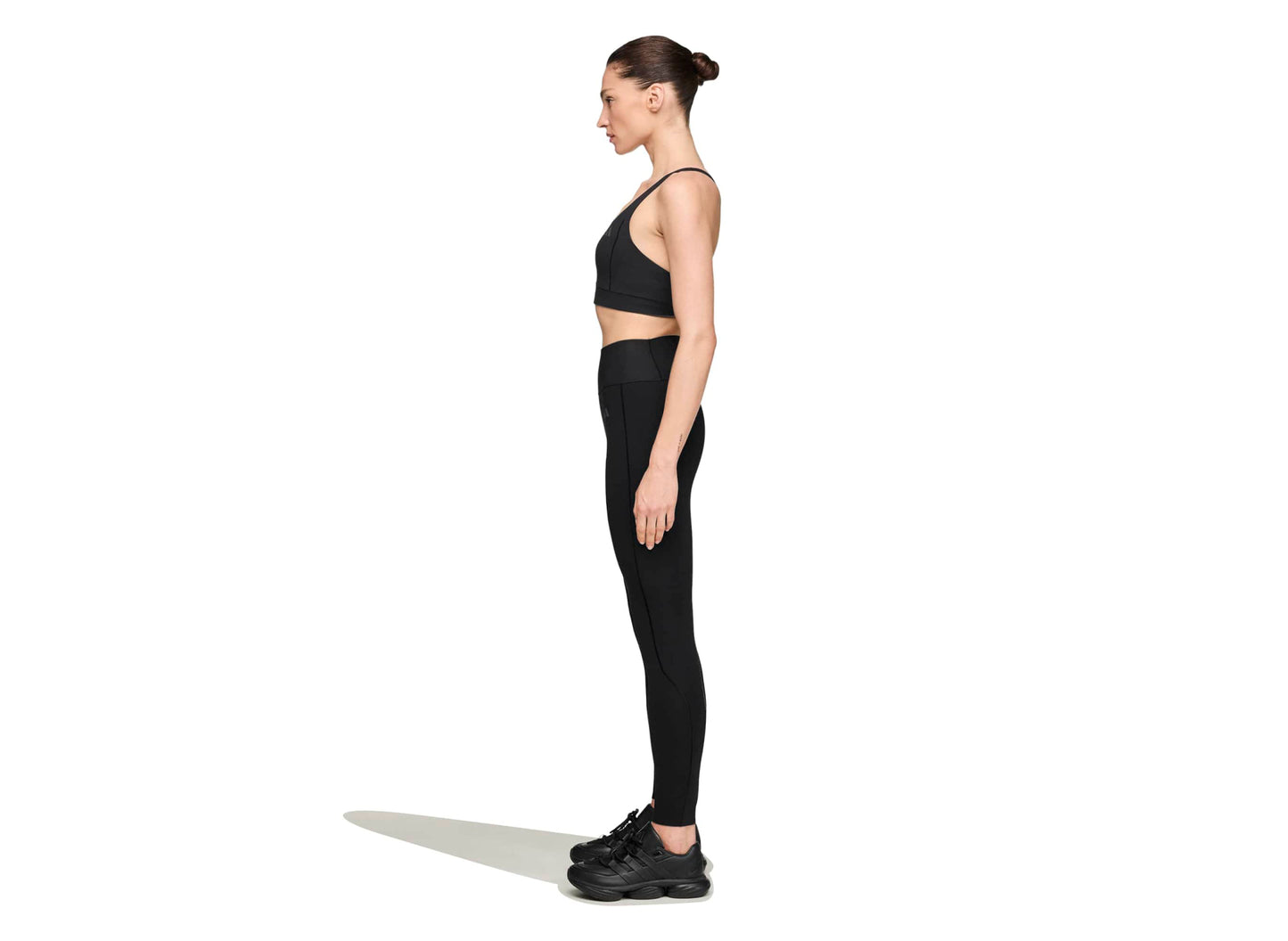 Women's Adidas x Entire Studios Optime Training Bra in Black — view 2
