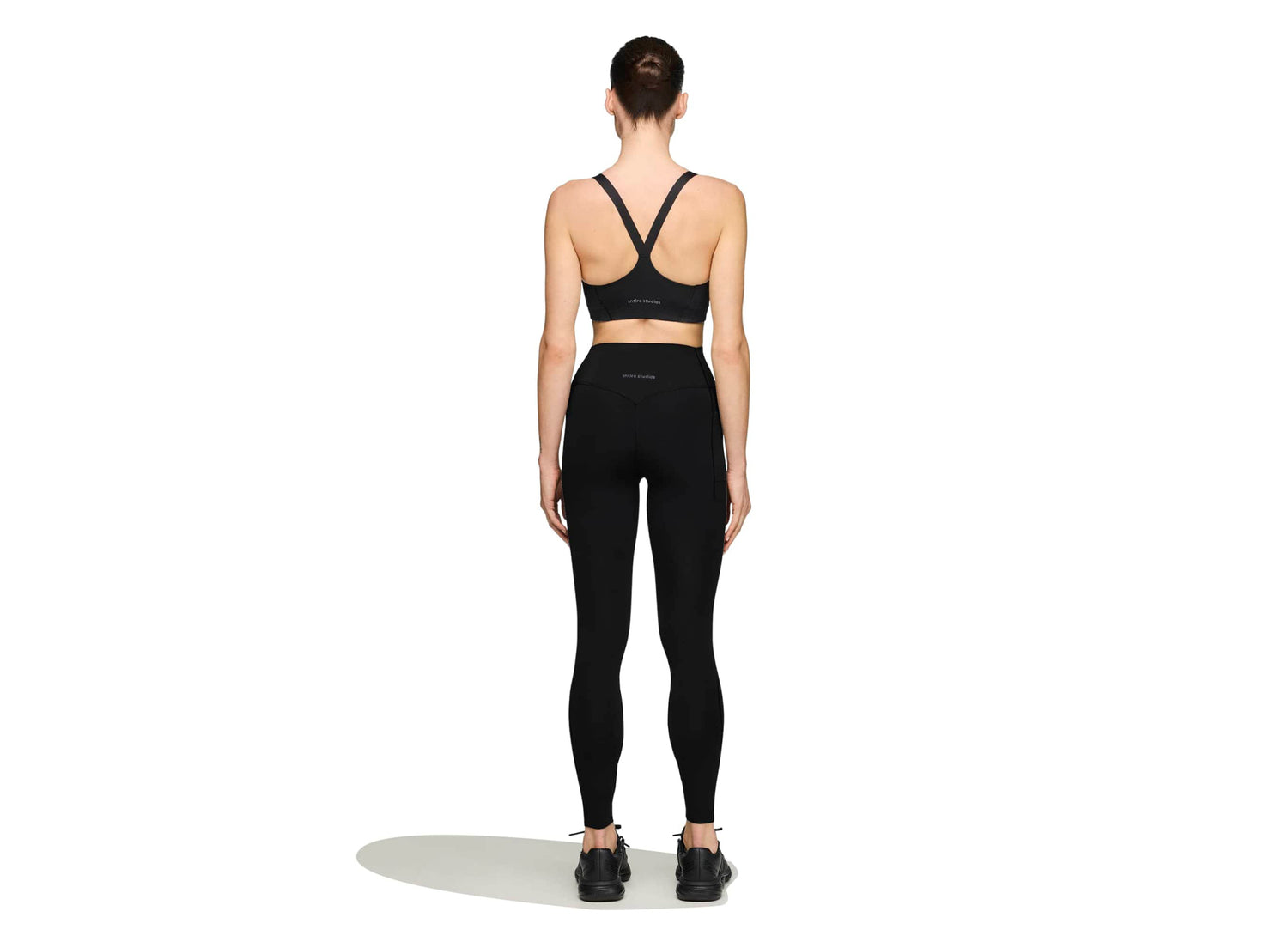 Women's Adidas x Entire Studios Optime Training Bra in Black — view 3
