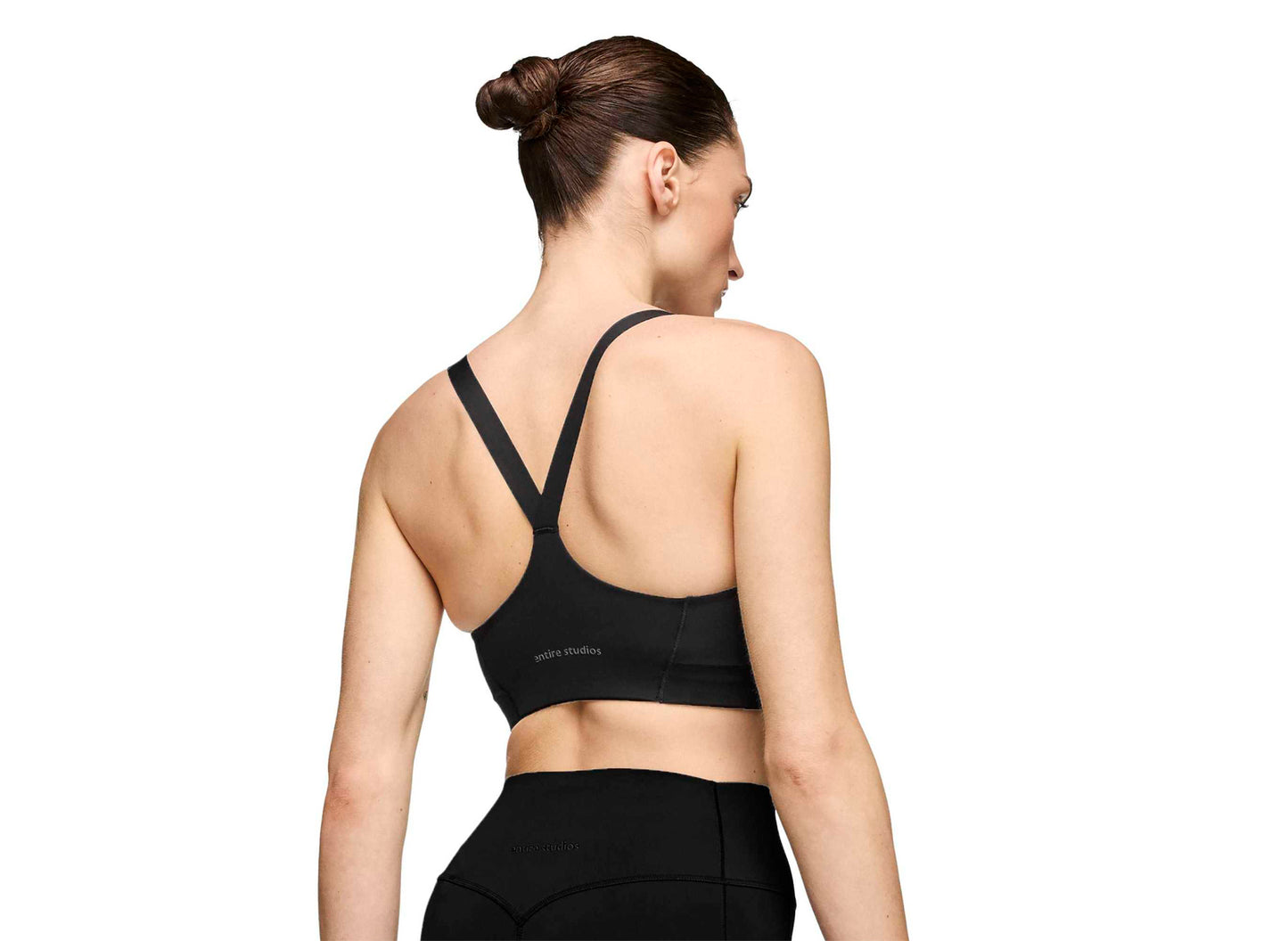 Women's Adidas x Entire Studios Optime Training Bra in Black — view 5