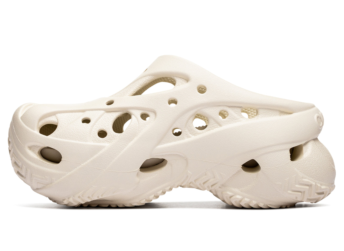 Women's Crocs Caged Clog in Summit White — view 3