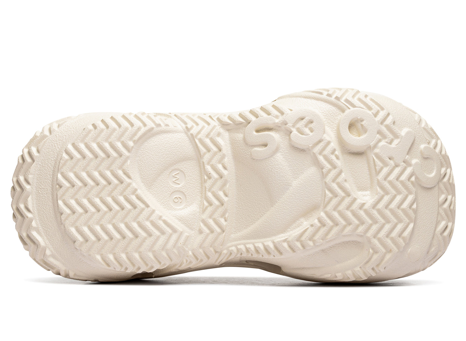 Women's Crocs Caged Clog in Summit White — view 5