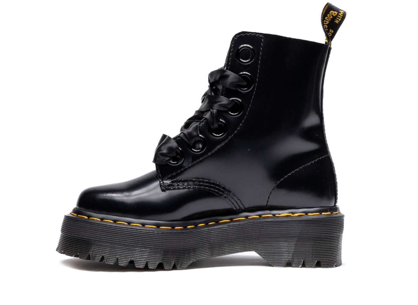 Women's Dr. Martens Molly Leather Platform Boots - view 3