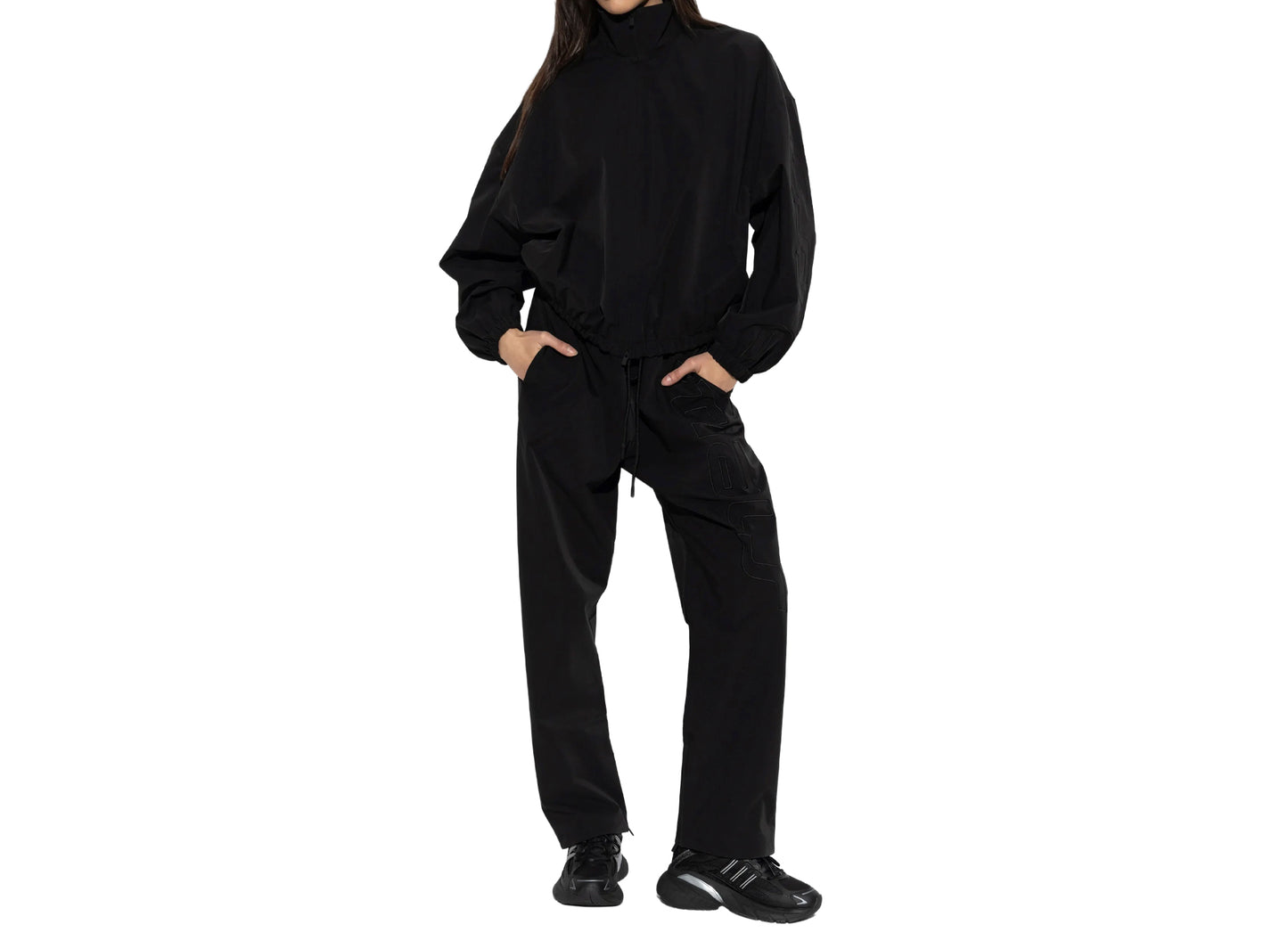 Women's Fear of God Essentials Active Trace Track Pant 'Vintage Black' — view 4