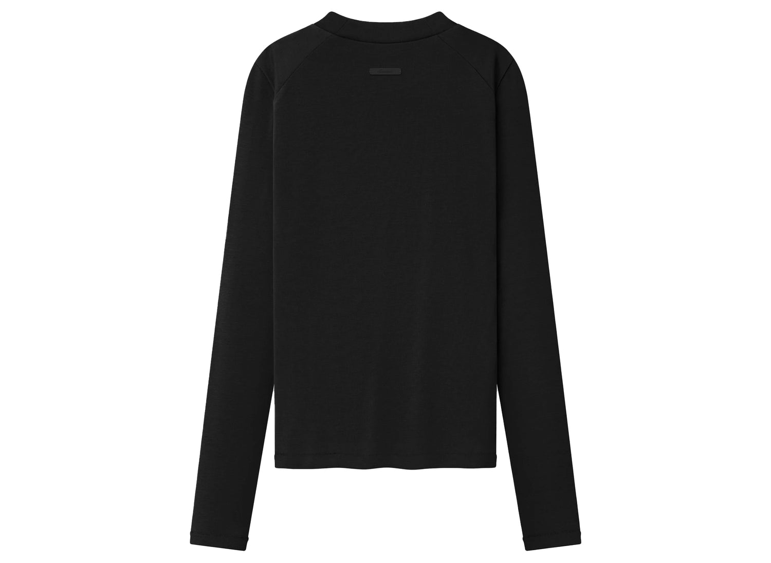 Women's Fear of God Essentials Fitted Longsleeve Tee 'Vintage Black' — view 2