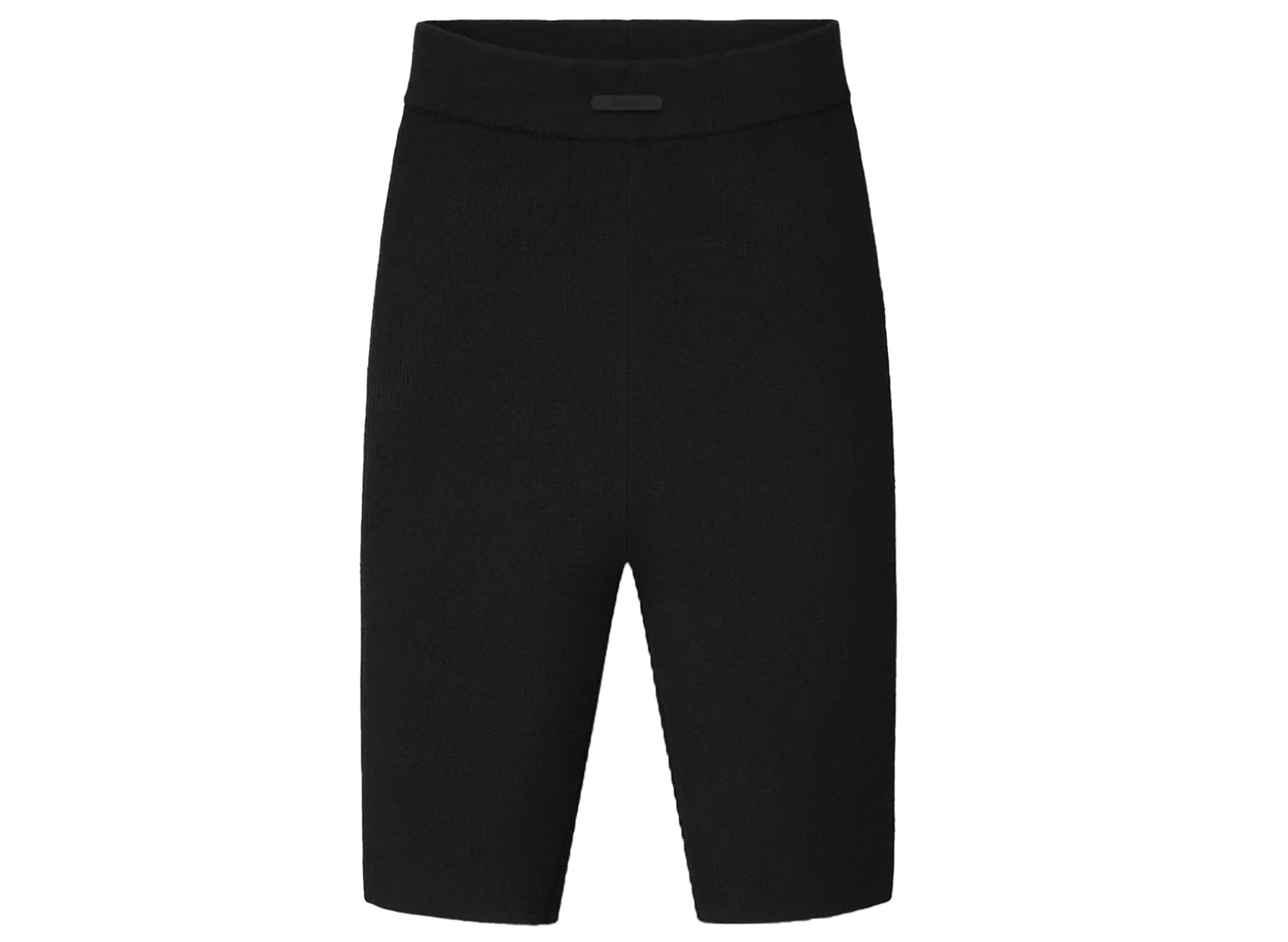 Women's Fear of God Essentials Rib Knit Bike Short 'Vintage Black'