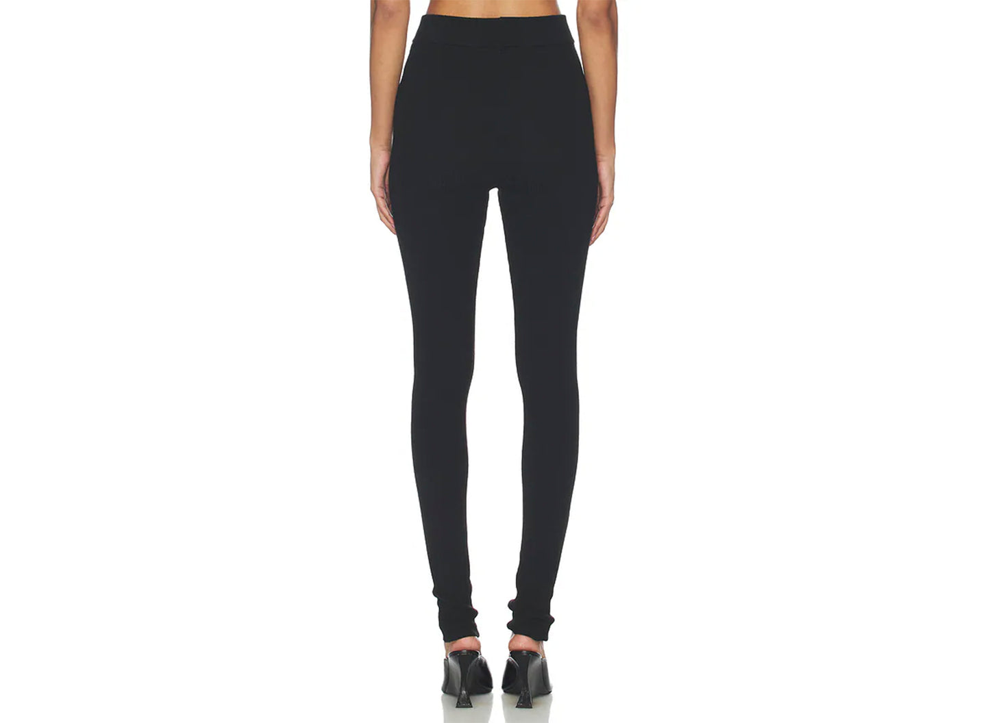 Women's Fear of God Essentials Rib Knit Legging 'Vintage Black' — view 2