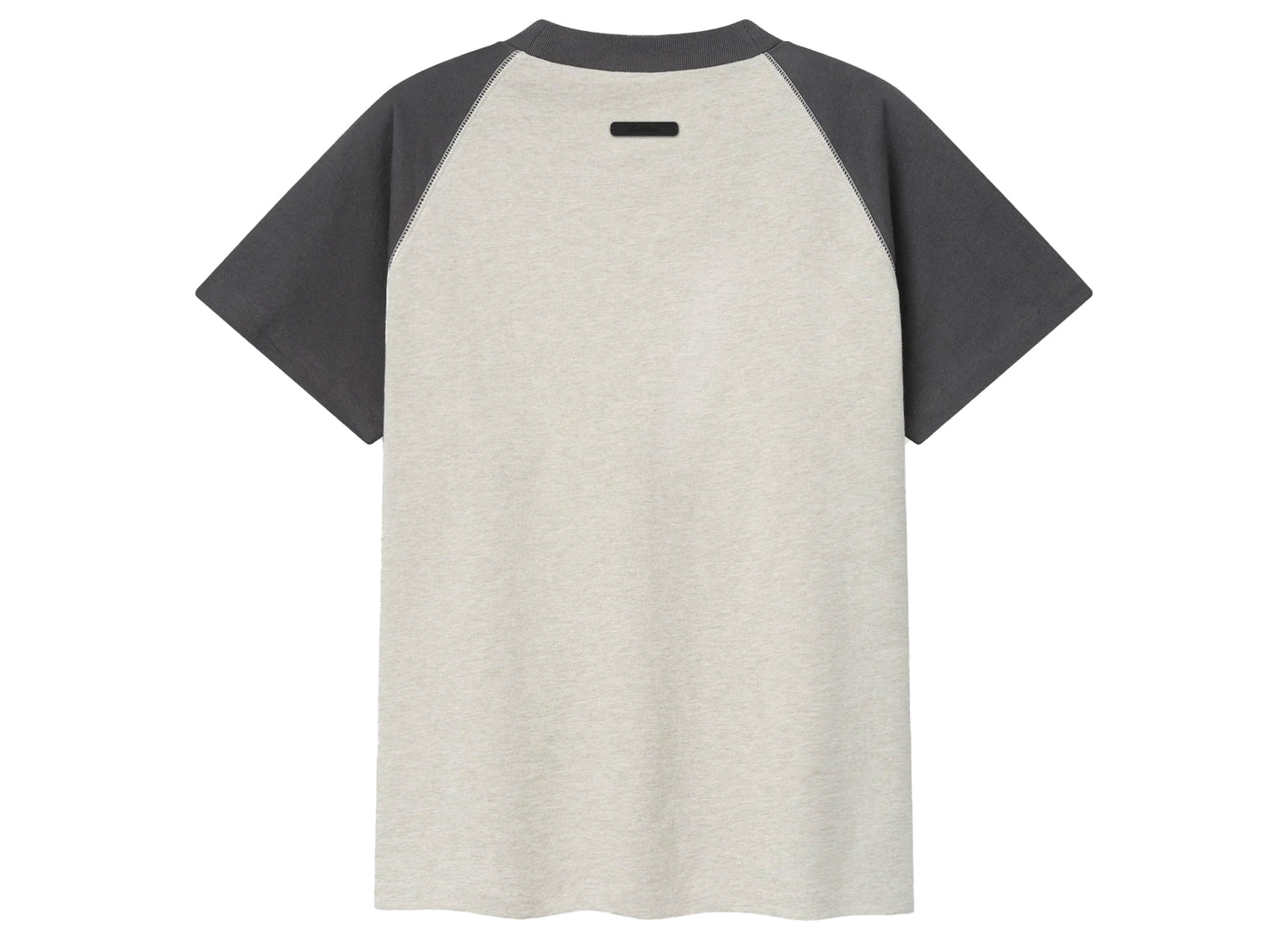 Women's Fear of God Essentials Signature Classic Baseball Tee 'Heather Stone / Dune' — view 2