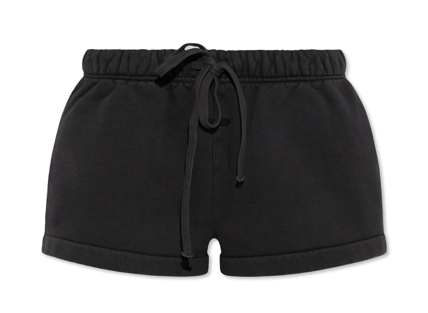 Women's Fear of God Essentials Signature Running Shorts 'Faded Black'