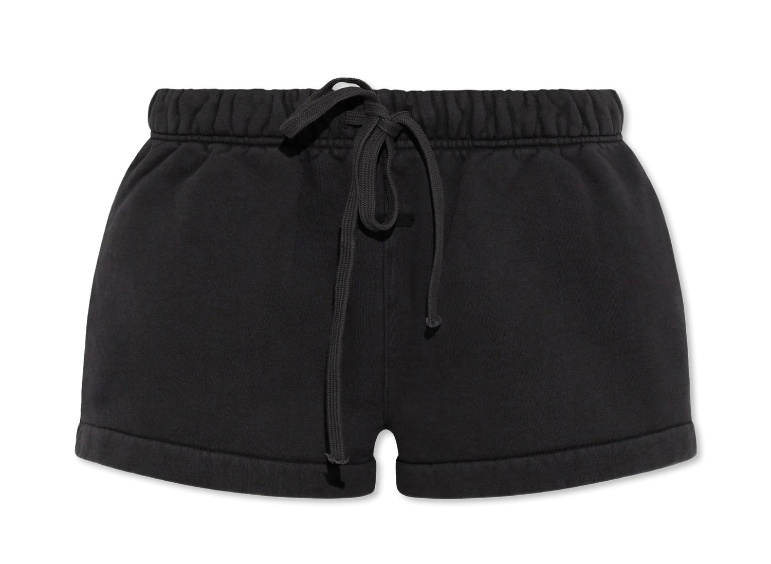 Women's Fear of God Essentials Signature Running Shorts 'Faded Black'
