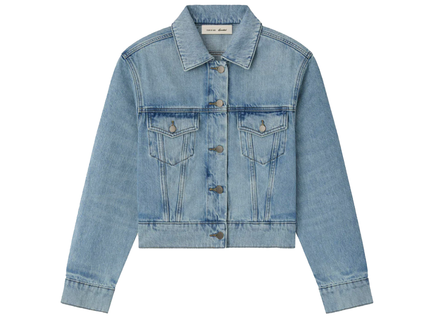 Women's Fear of God Essentials Trucker Jacket 'Classic Blue'