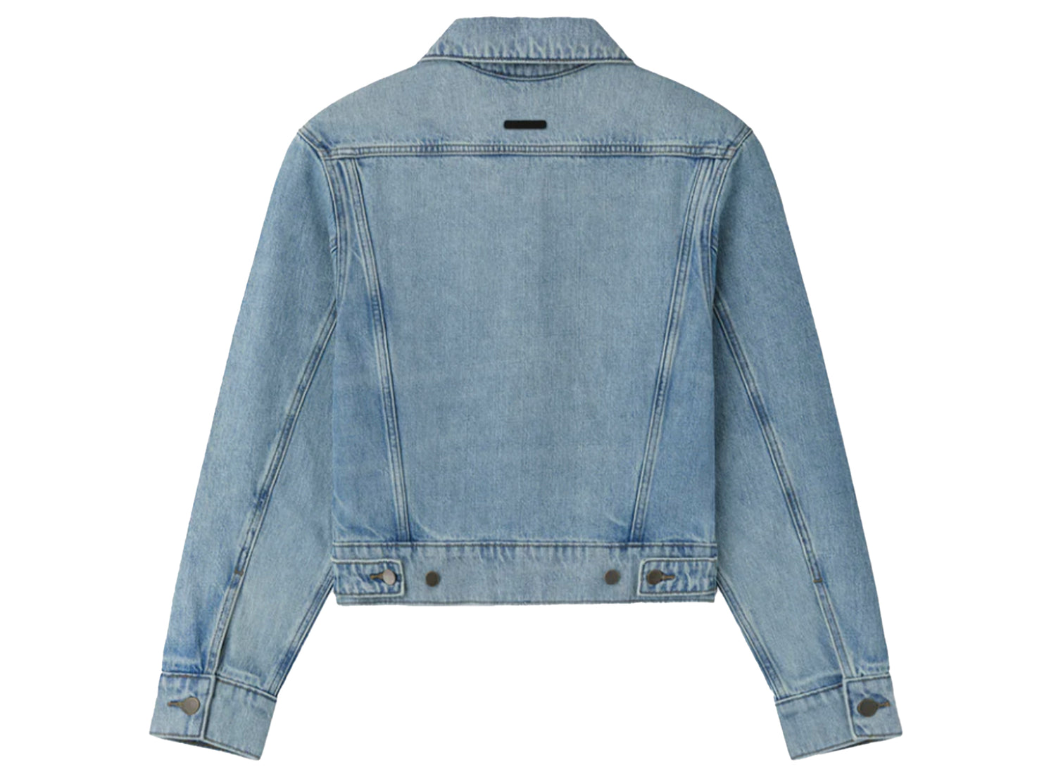 Women's Fear of God Essentials Trucker Jacket 'Classic Blue' — view 2