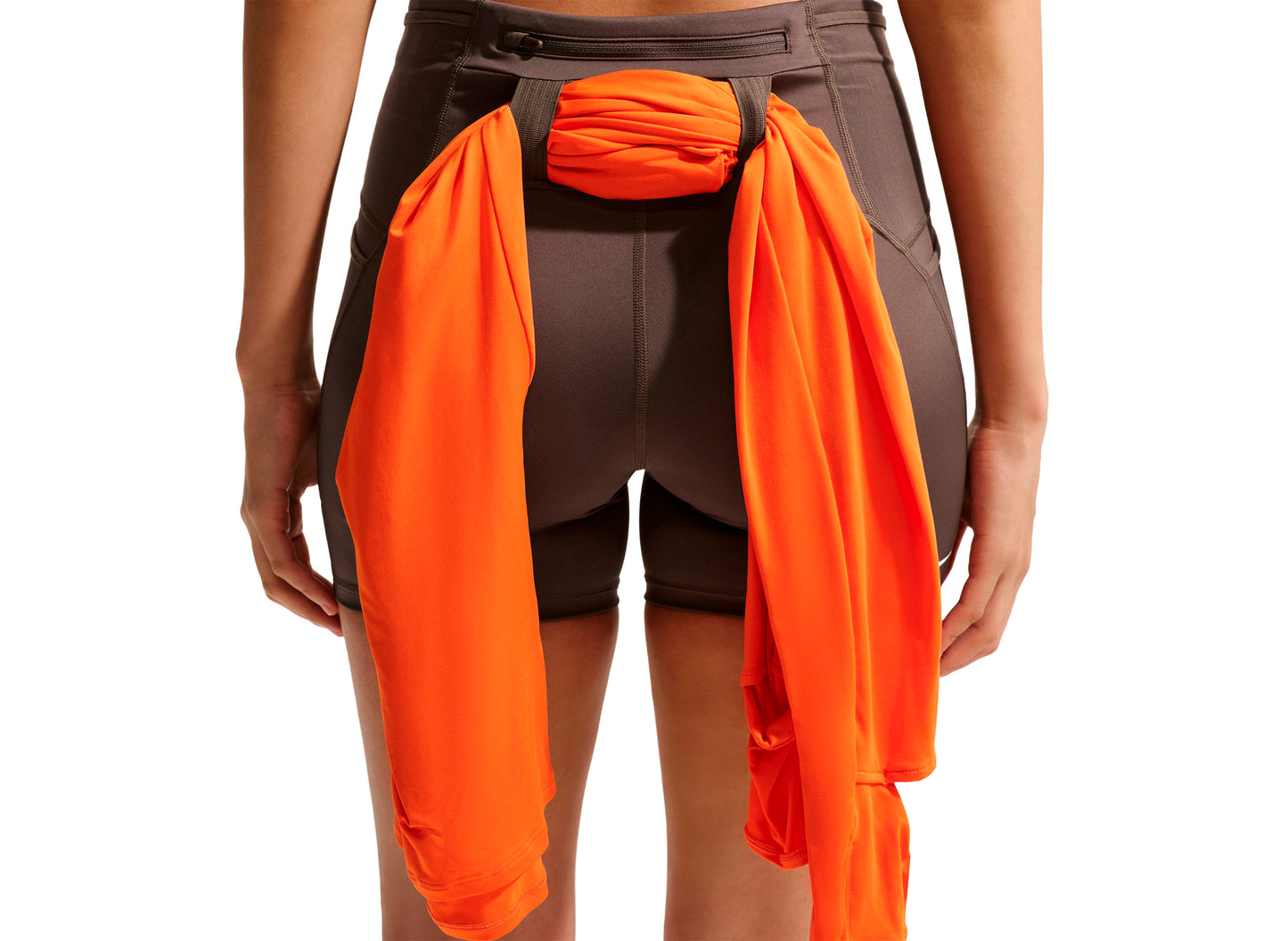 Women's Nike ACG Dri-FIT High Waisted 4" Trail Running Shorts in Ironstone — view 8