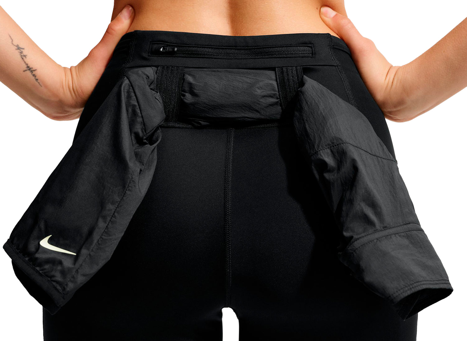 Women's Nike ACG Dri-FIT High-Wasted 7/8 Trail Leggings in Black — view 6