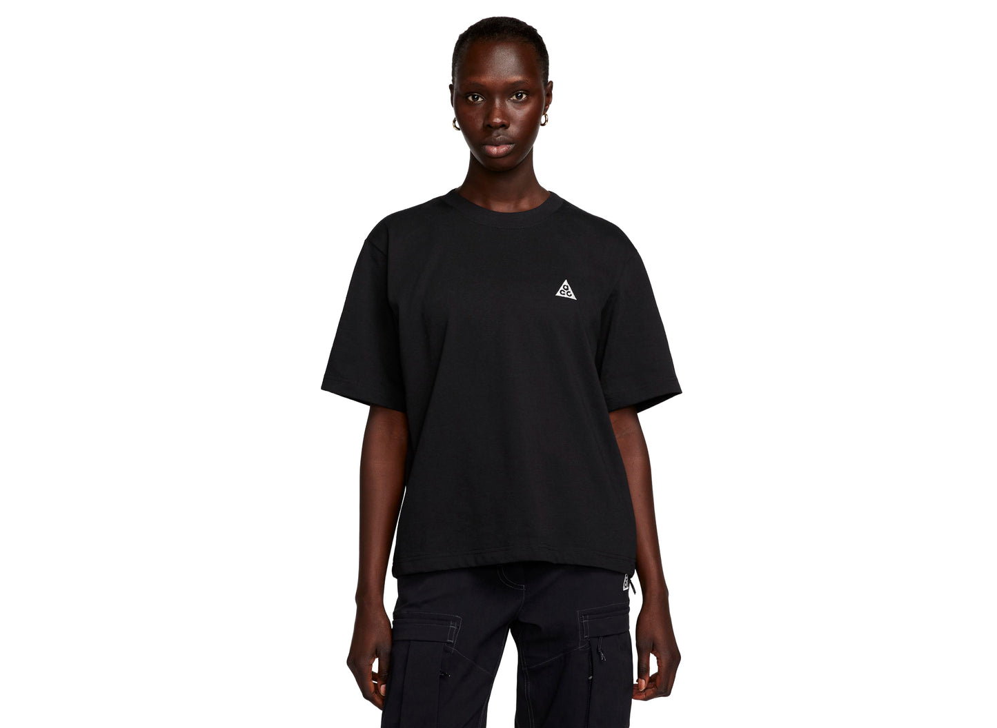 Women's Nike ACG Short-Sleeve T-Shirt in Black — view 2