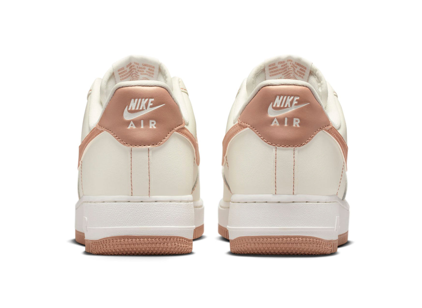 Women's Nike Air Force 1 '07 in Sail / Rose Gold — view 2