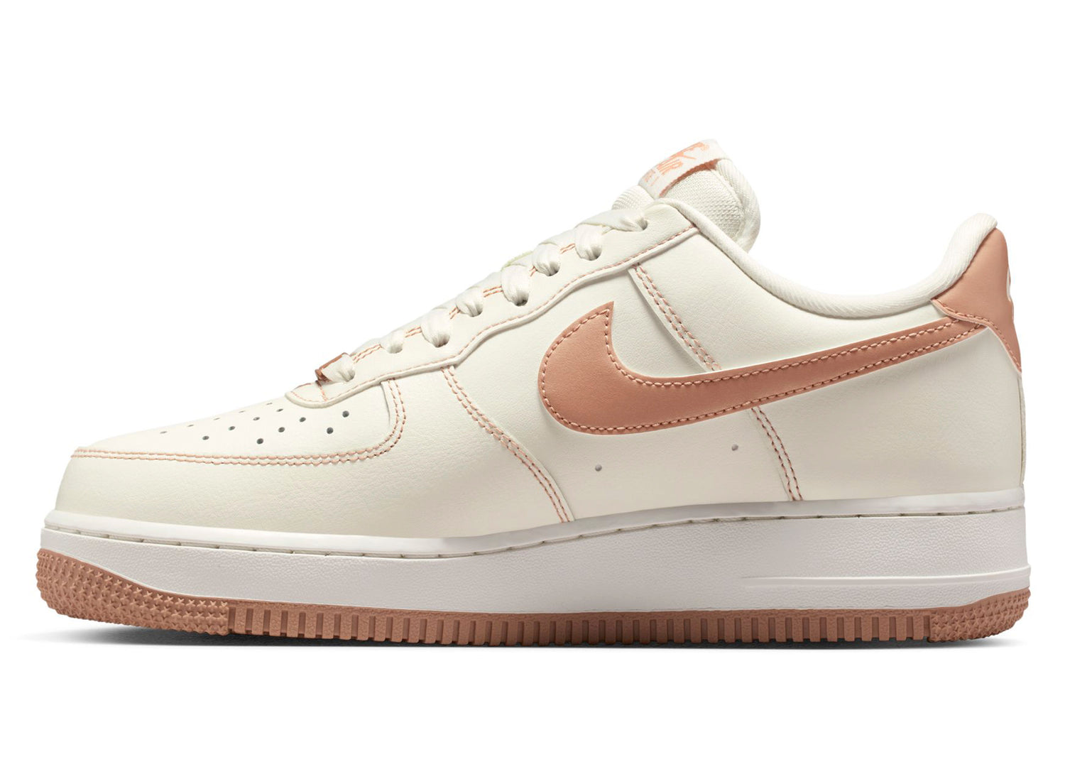 Women's Nike Air Force 1 '07 in Sail / Rose Gold — view 3