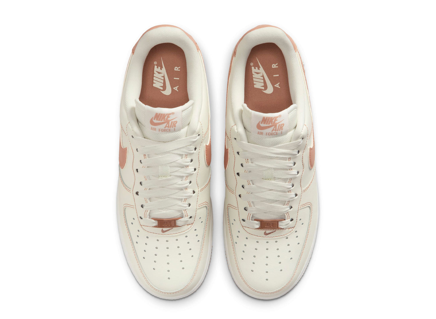 Women's Nike Air Force 1 '07 in Sail / Rose Gold – Oneness Boutique